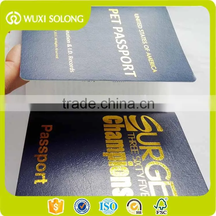 Passport booklets printing