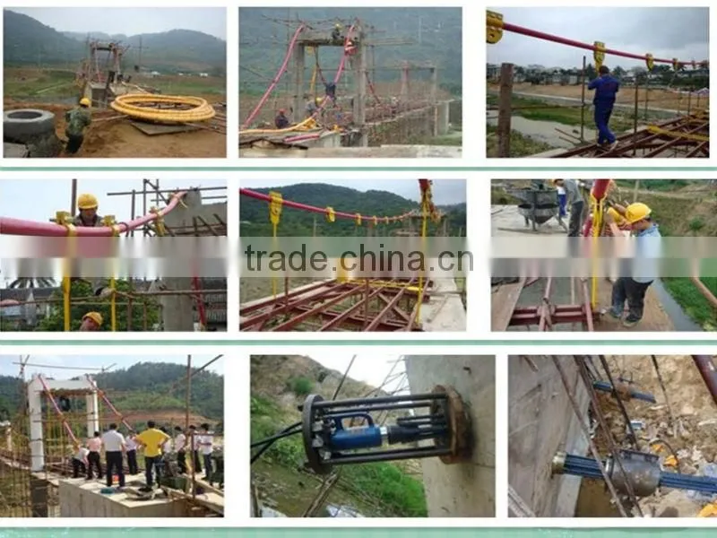 GJ15D integral extrusion anchorage for suspended bridge