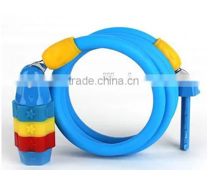 Children bicycle lock accessories Environmental children's puzzle lock mountain bike lock password lock