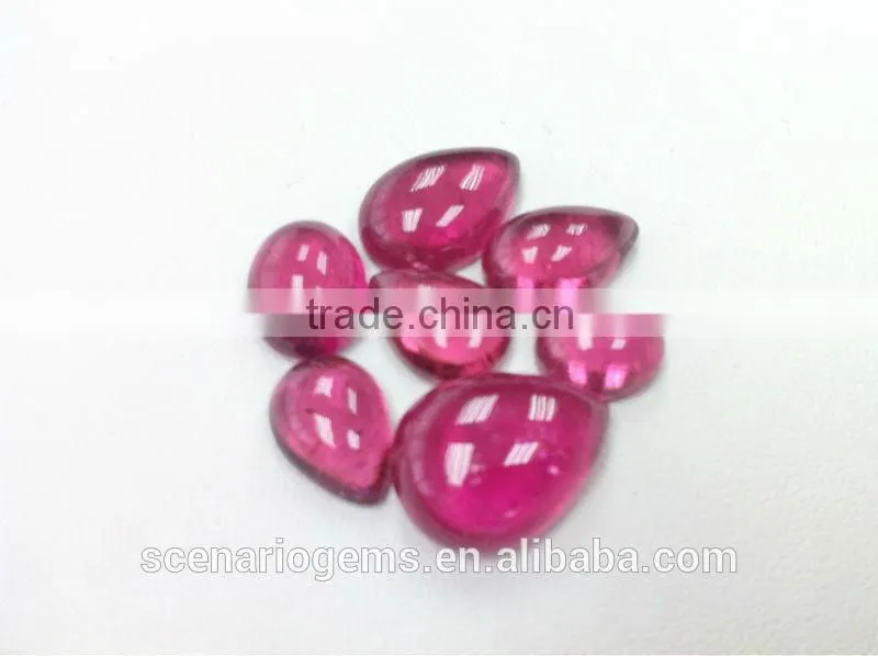 #SZZZ Natural Multi-Shape Cabs Loose Gemstone Rubellite Cabochon