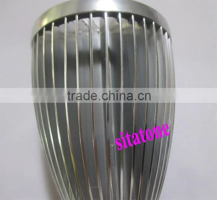 7W LED Bulb,2 year warranty Free shipping sale Polishing AC85-265V E27 B22 ,770LM,7*1w led lamp