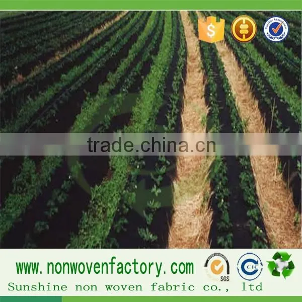 Agriculture non woven fabric black 70gsm weed control fabric