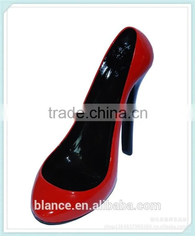 single decorative wine bottle holder high heel shoe design