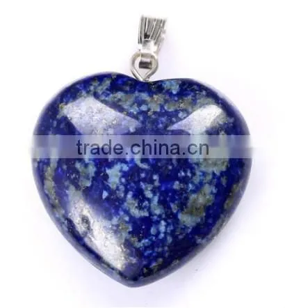 All kinds wholesale heart shape crystal gemstone pendant gemstone jewelry