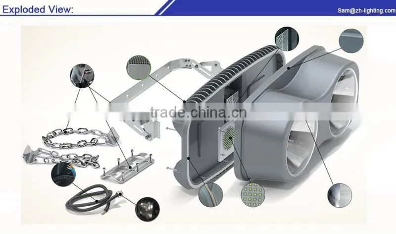Integrated compact design high power 180w outdoor LED Cube Light