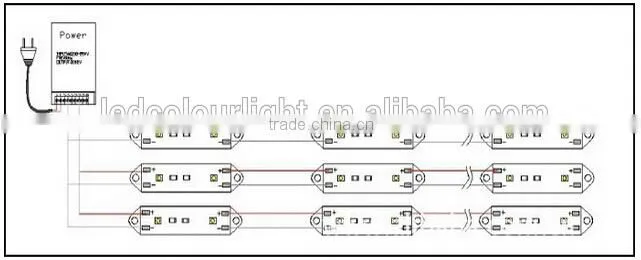 Ledcolourlight 78mm ws2801 led module rgb pixel light