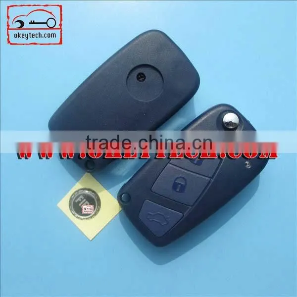 High quality fiat 500 key shell fiat key cover for shell key fiat 500 covers