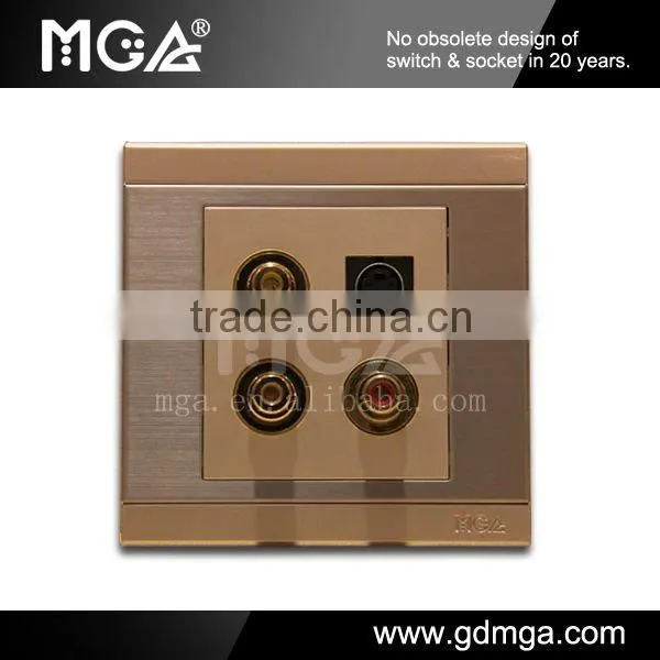 MGA Q7L Series Q-Q13 L S + av terminal wall socket