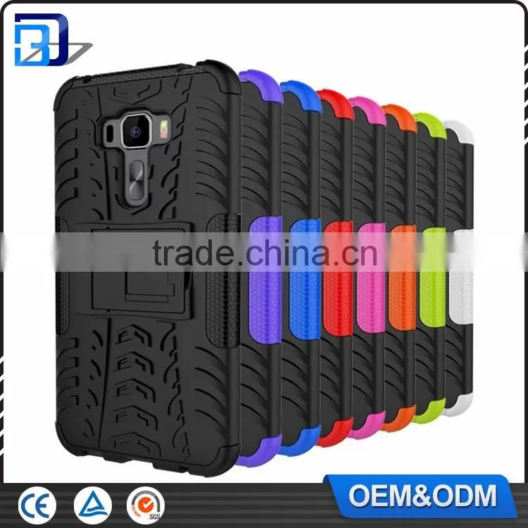Hot Products 2 in 1 Slim Armor TPU + PC Kickstand Case For Asus Zenfone 3 Z012D Back Cover mobile phone accessories