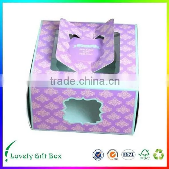 Handmade cup cake box/cake decoration packaging