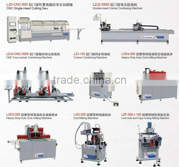 Aluminum Window Fabricating Machine Double Head Cutting Machine