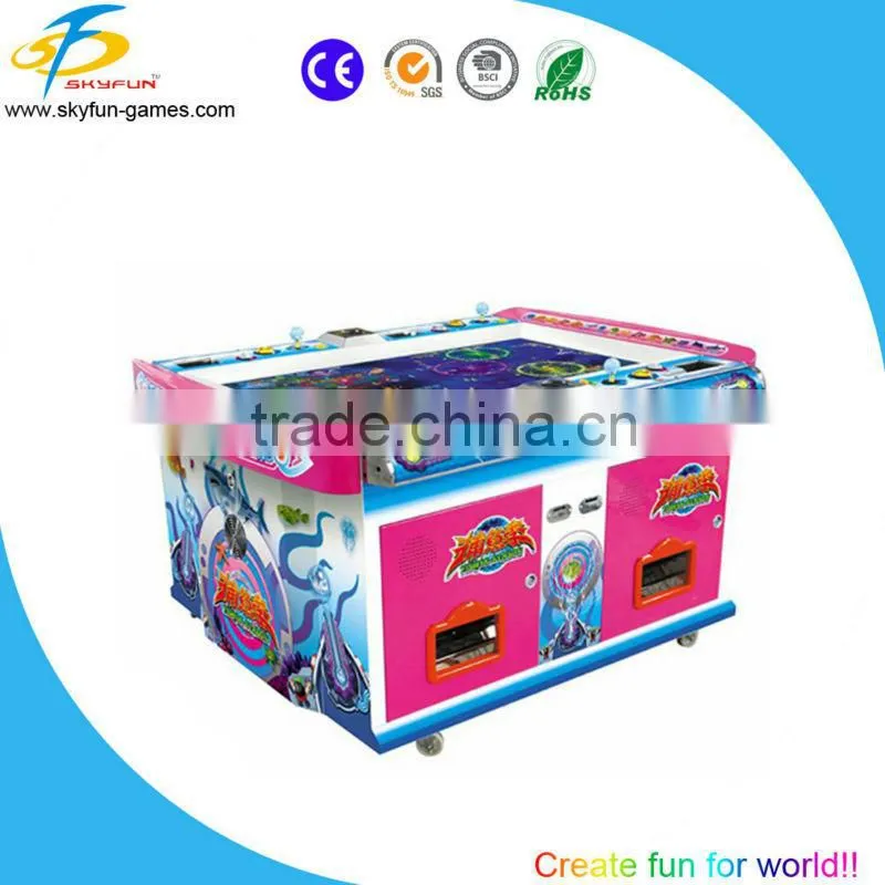 2016 new product Lucky fishing game Similar bomb coin operated fishing game machine