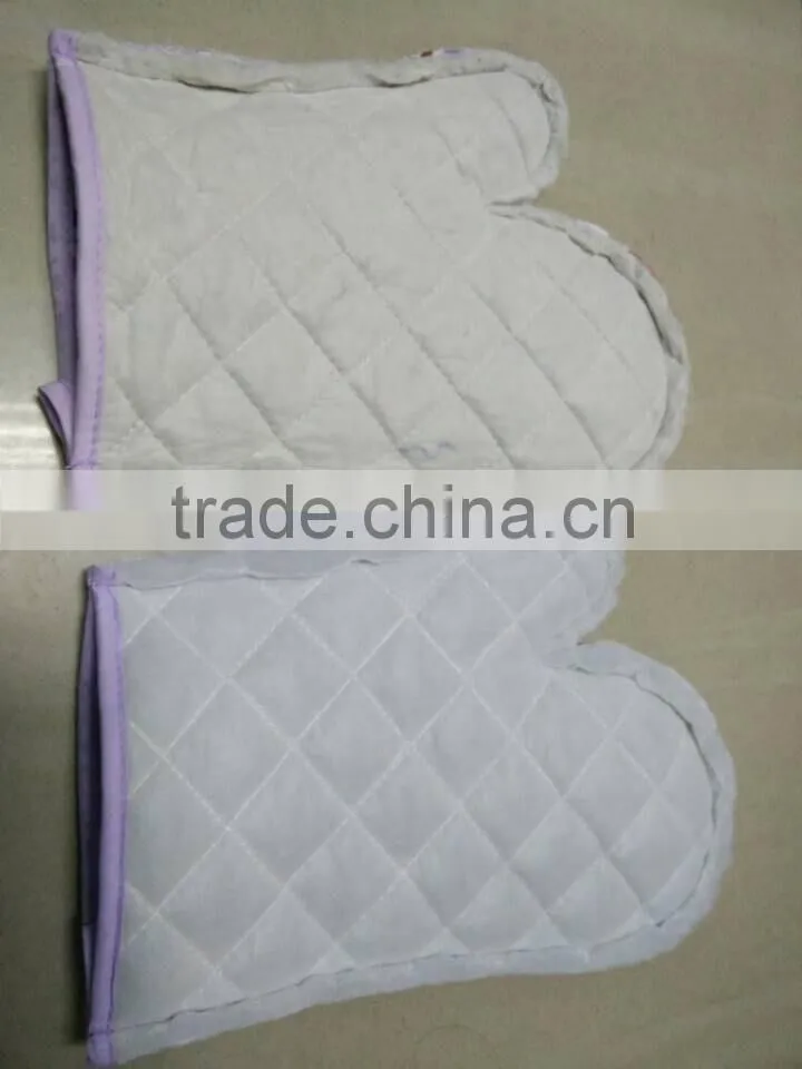 3 pcs pigment print cotton cooking kitchen oven mitten set