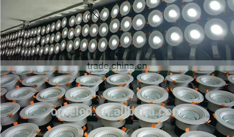 20watt recessed mounted cob downlight with high quality led downlight fixture
