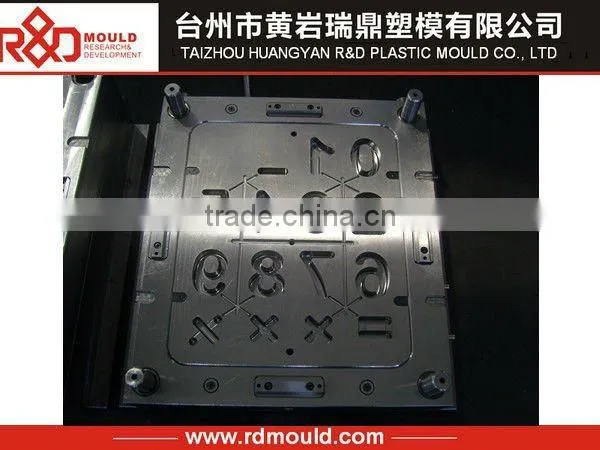 plastic numbers mould