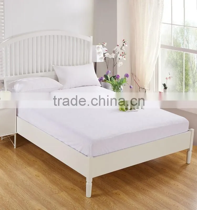 Wholesale Wool Polar Fleece Waterproof PVC Film Hospital Bed Mattress Cover