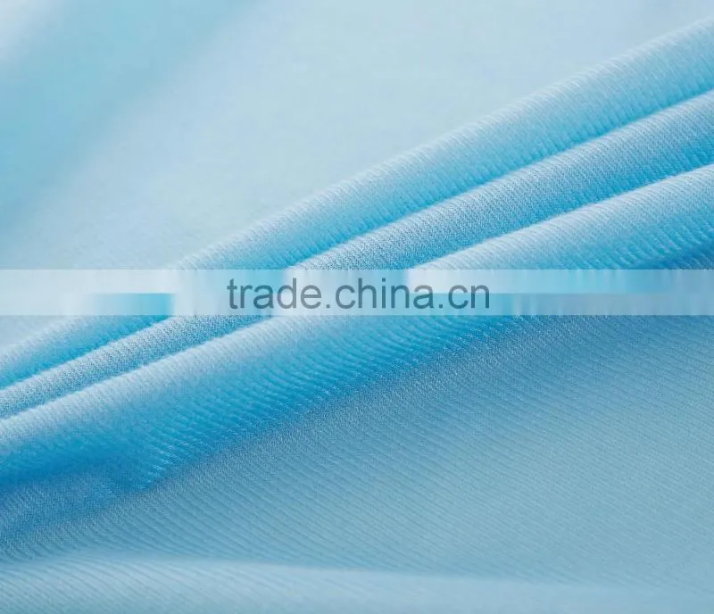 Blue Medical Waterproof Jersey Fitted Sheet 100 Cotton Fitted Sheet