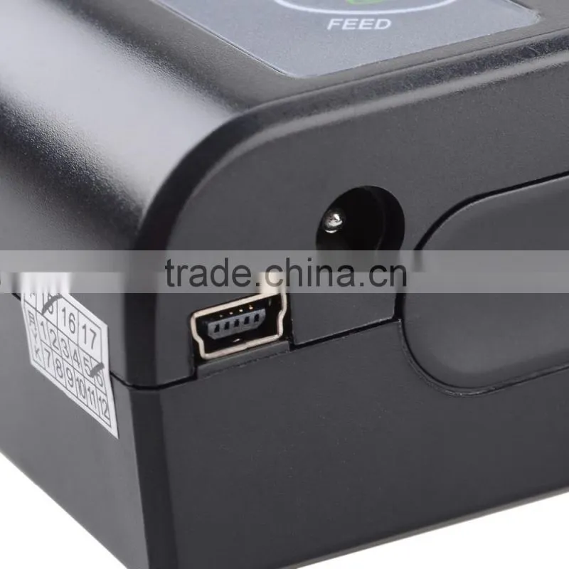 58mm portable cheap Bluetooth thermal printer (Android Version) Black