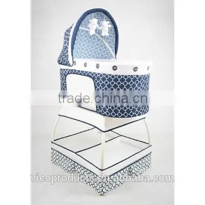 soft and comfortable baby bassinet with rocker
