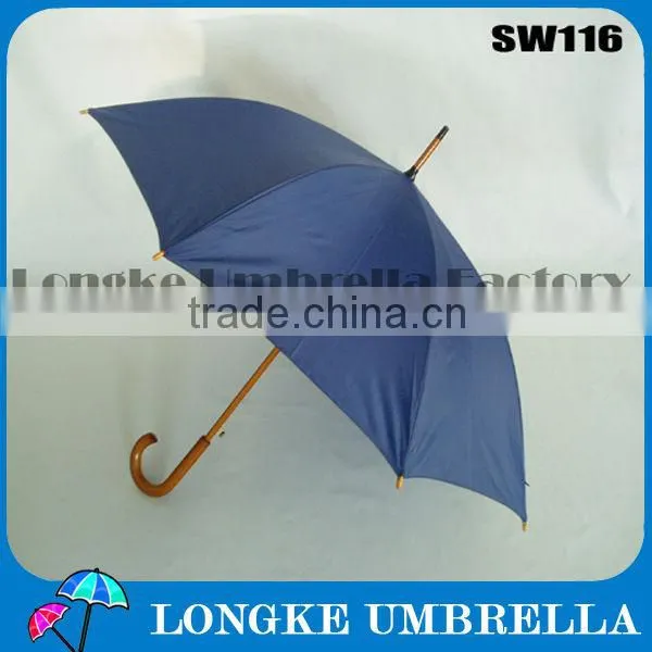 hot sell wooden shaft umbrella