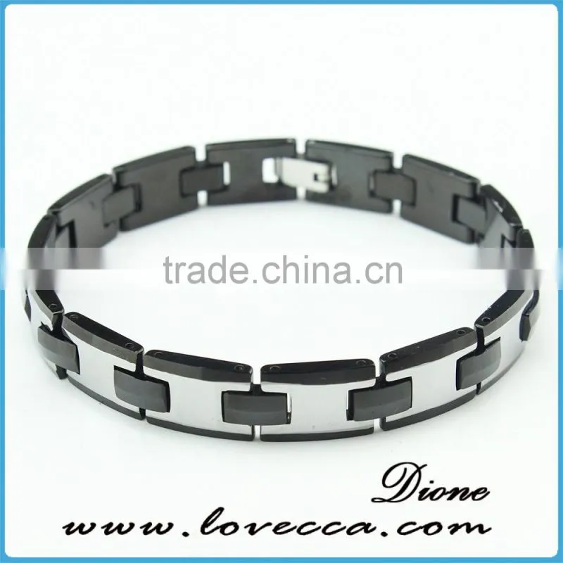men bio tungsten steel health bracelet with Germanium