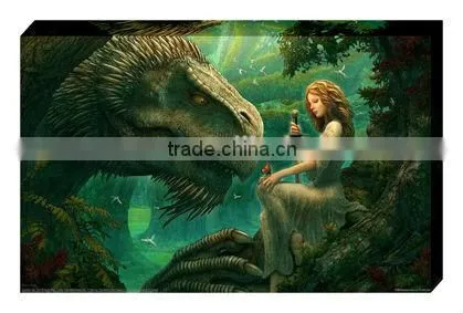 HOT! Colorful Shunzhang Customize photo canvas print