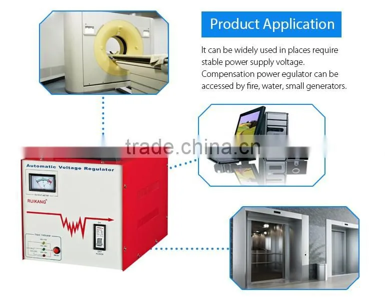 Square smart voltage stabilizer 3000VA single phase wholesale Original