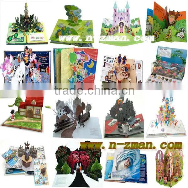 POP-UP Book for children,POP-UP Book with magic world,POP-UP Book