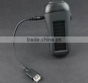 3led dynamo and solar tactical flashlight