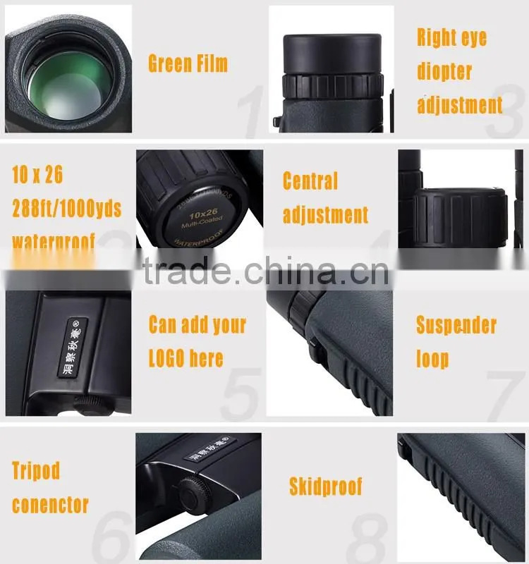 High Powered Long Range Binoculars Telescopes Hiking Traveling Hunting