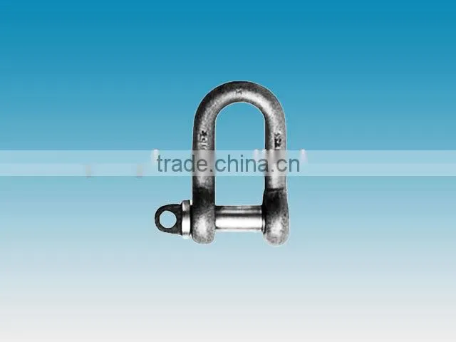 Heavy Duty D type Shackle, Galvanized D shackle