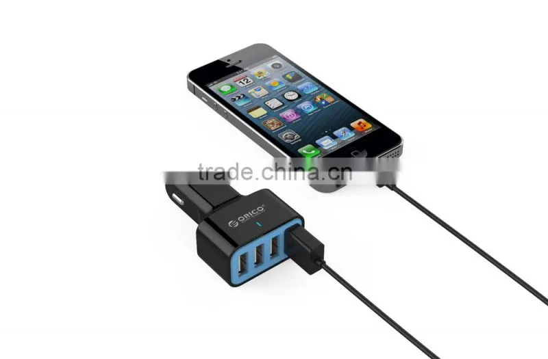 Car charger usb mp3 player fast charging 3 port 5.1a 4 port car charger