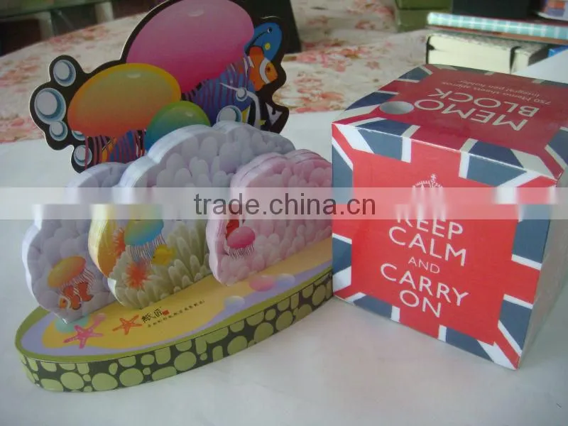 Decoration sticky note with wooden pallet