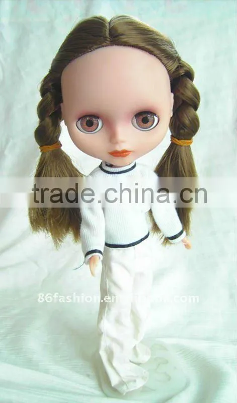 Vinyl baby dolls made of plastic material