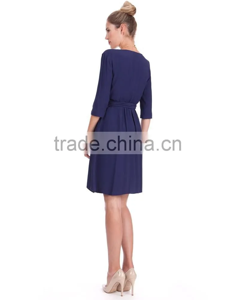 Deep V-Neck Sexy Maternity Dresses Easy Nursing