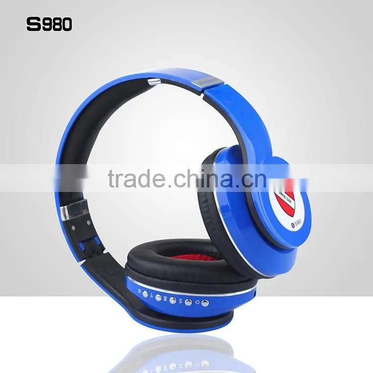 High quality SNHALSAR S980 bluetooth Headset, headphone with mic