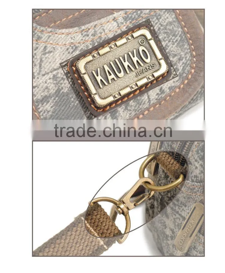 High Density Cotton Canvas Bag Boy Cycling Waist Bag for Men