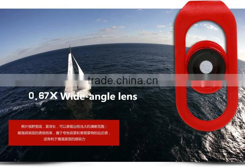 New Design zoom lens for mobile phone camera lens for 4 in 1 special effect