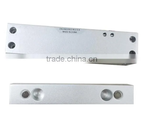 Fail safe zinc alloy glass lock with time delay function