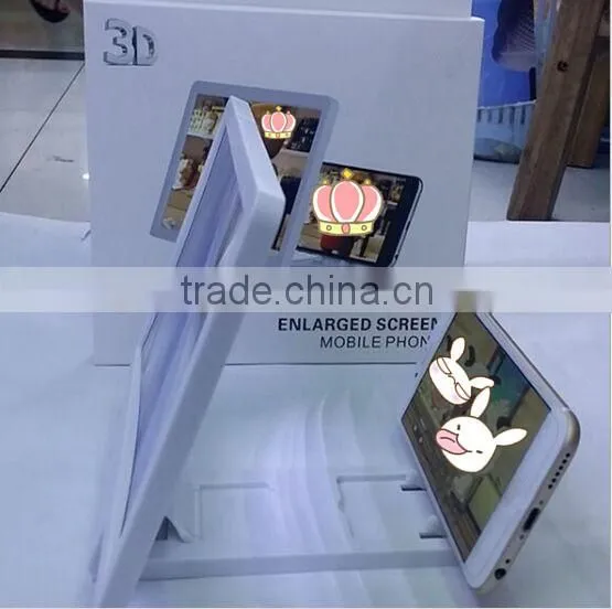 2015 newest Premium enlarged mobile phone screen video magnifier