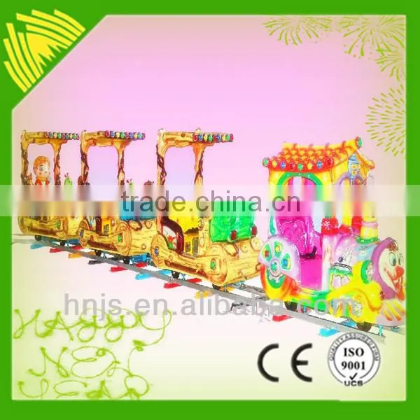 Amusement rides 4 cabins children track train
