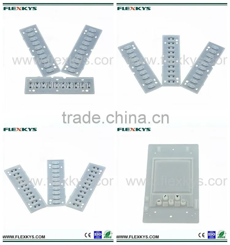 Silicone rubber keypads manufacturer for TV remote control