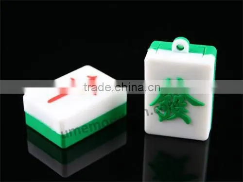 Mini Chinese game mahjong shape portable 16gb usb drive 2gb