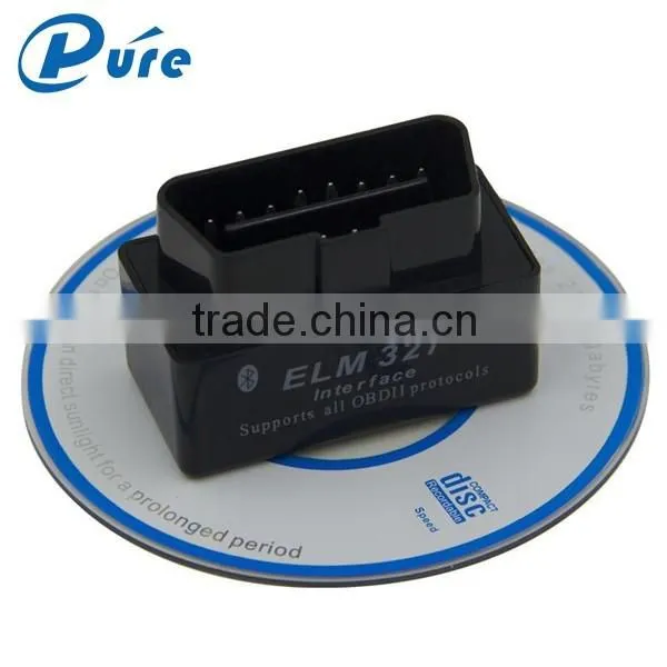 ELM327 Diagnostic Interface Scanner Bluetooth Scanner with CD Disk Car OBD2 Scanner
