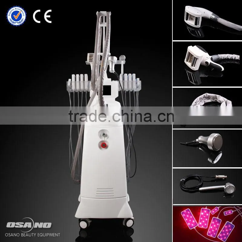 Aesthetic Beauty & Health Ultrasonic Cavitation & Laser & Photon Vacuum Roller Massage Radio Frequency Slimming Device