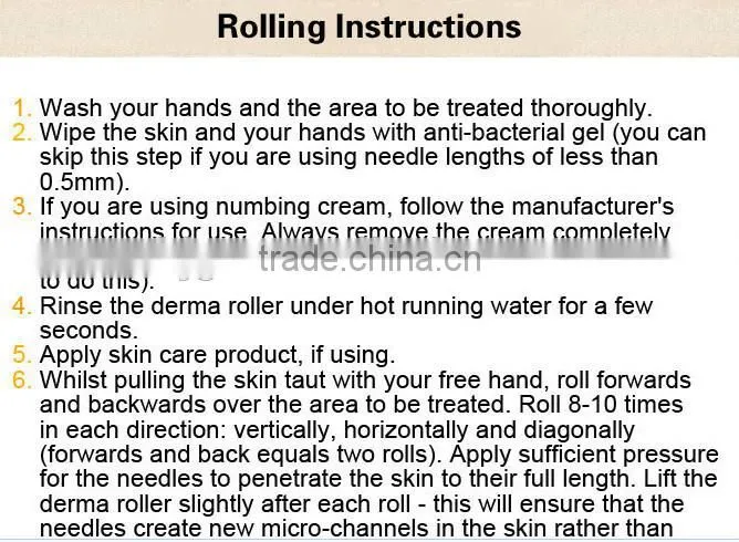 wholesale manufacture GTO microneedle 540 derma roller