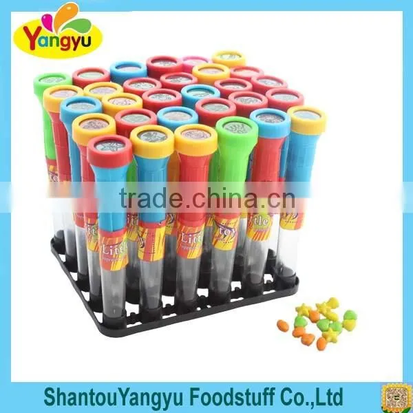 New arrival plastic toy with other tablet candys colorful children lighting candy