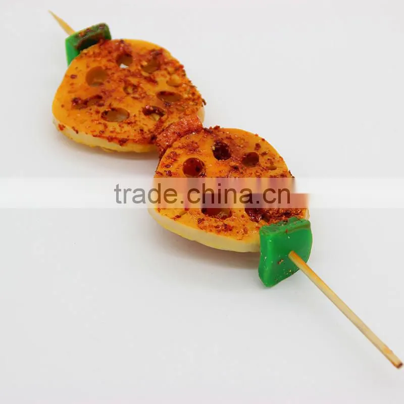 Fake plastic food for BBQ grill restaurant sales promotion /Yiwu sanqi crafts factory