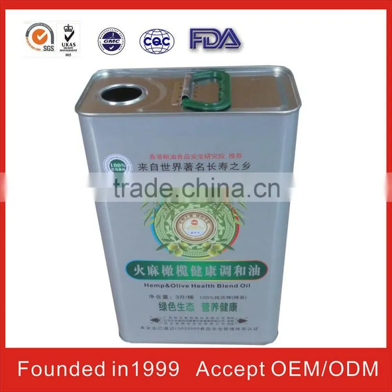 Olive Oil Can 500ml/1000ml