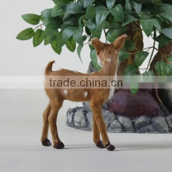 plush animals breathing pets mini plastic deer toy